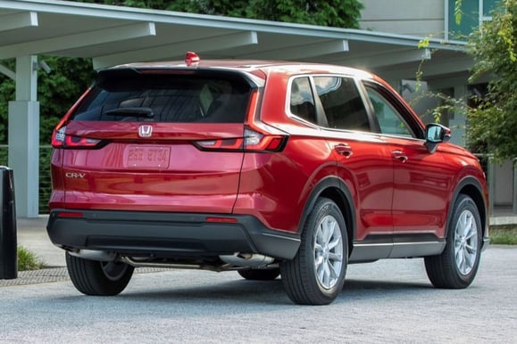 2023 Honda CR-V rear in red