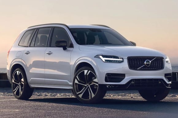 Volvo XC90 SUV white paint exterior color