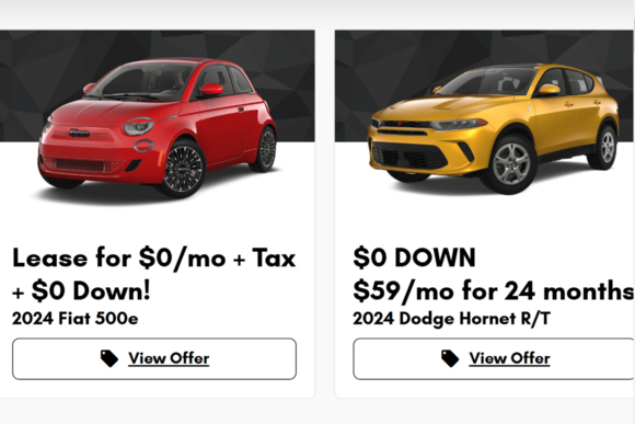 Fiat electric car lease discount