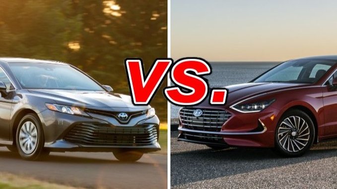 toyota camry hybrid vs hyundai sonata hybrid carsdirect toyota camry hybrid vs hyundai sonata