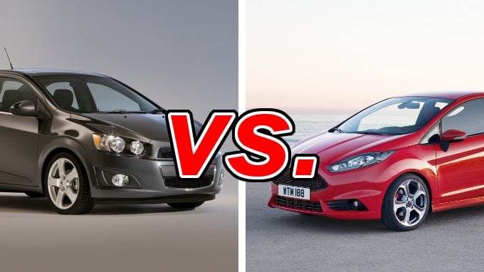 2014 Sonic vs Ford Fiesta