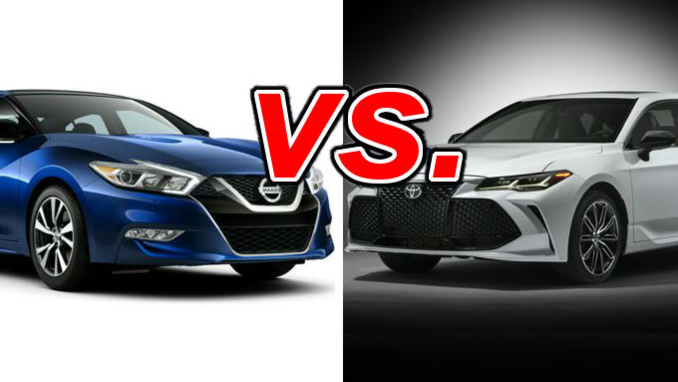 nissan maxima vs toyota avalon