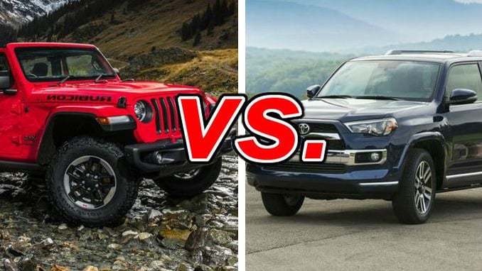 Jeep Wrangler vs. Toyota 4Runner - CarsDirect