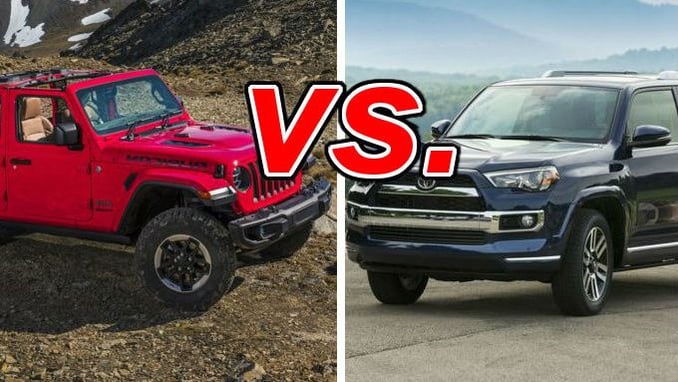 Jeep Wrangler Unlimited vs. Toyota 4Runner - CarsDirect