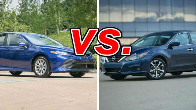 nissan altima vs toyota camry 2018