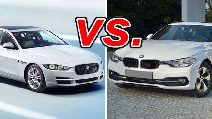 Jaguar XE vs BMW 3 Series 2015s crucial compact exec clash  Auto Express