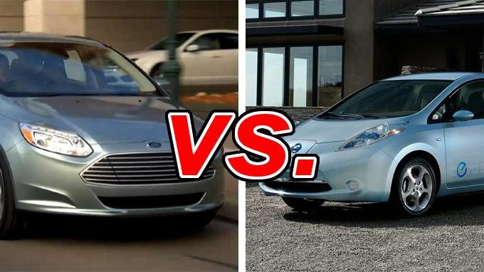 Ford Focus Electric Vs Nissan Leaf Carsdirect Ford Focus Electric Vs Nissan Leaf