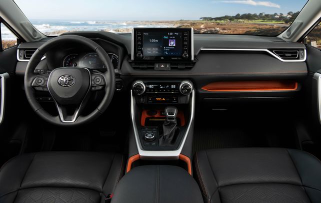 Toyota rav4 2022 интерьер