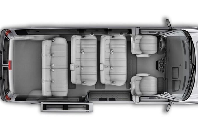 2023 Chevrolet Express Passenger Van Interior