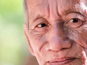 Image of an elderly man's face.