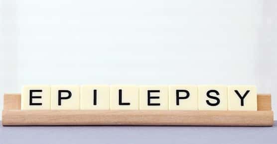 Image of scrabble letters spelling out epilepsy. 