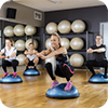 image of people working out on bosu equipment. 