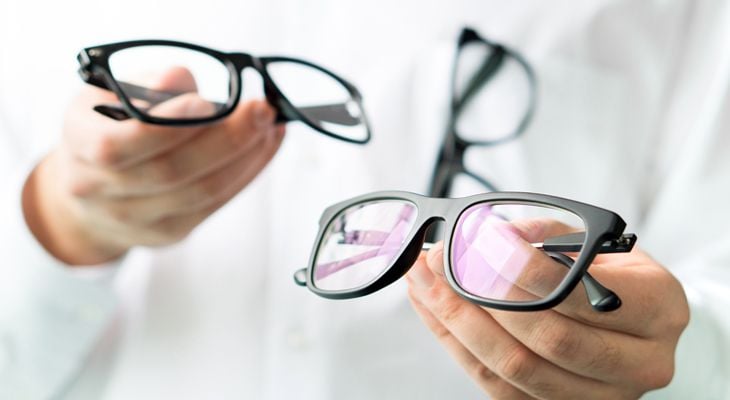 glasses with coatings