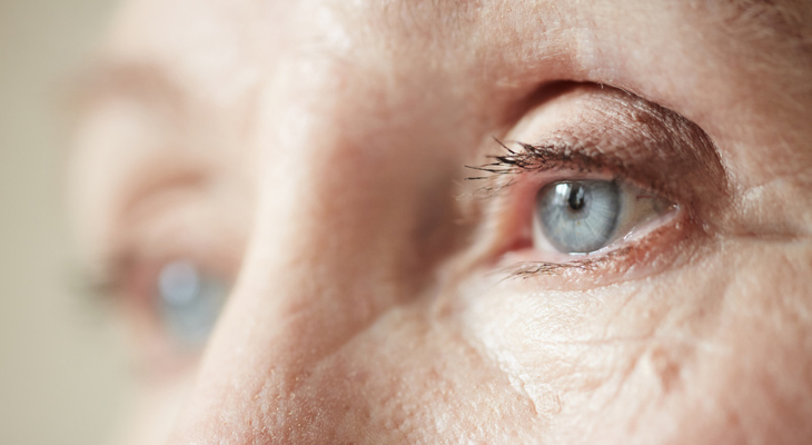 Eyes of an old woman