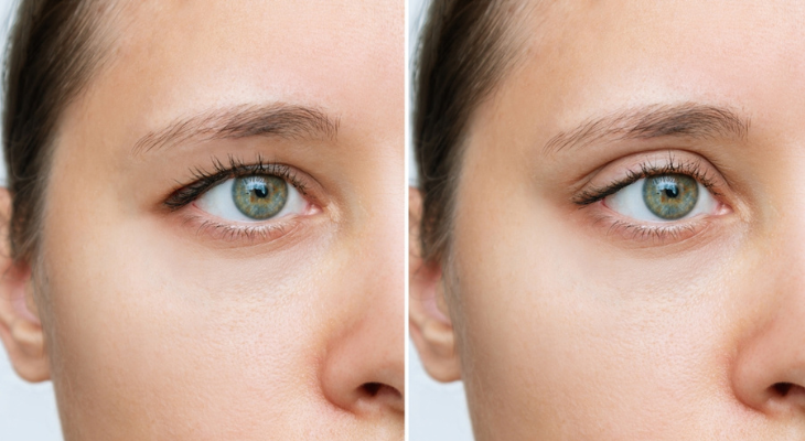 Drooping eyelids fixed.