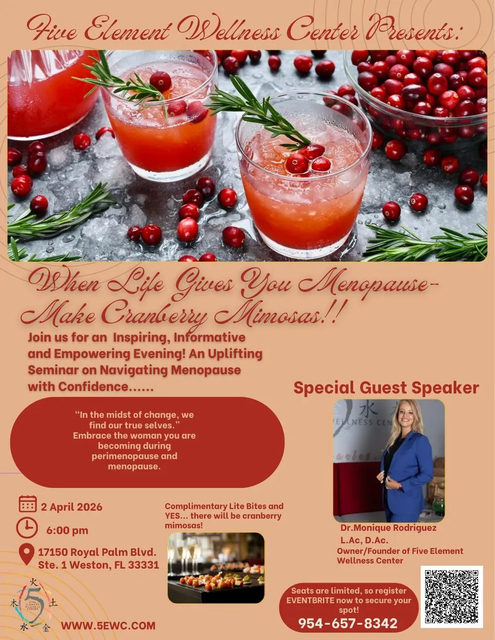 Menopause event Flyer