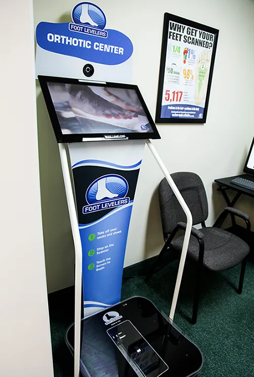 Foot Levelers kiosk