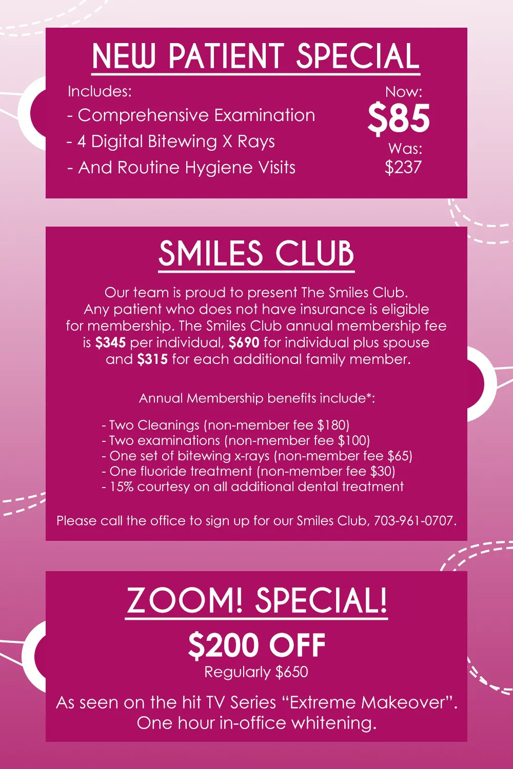 Nik Family & Cosmetic Dentistry - Specials