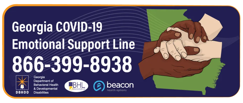 Georgia COVID19 Emotional Support Line