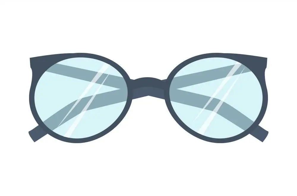 Illustration of eyeglasses