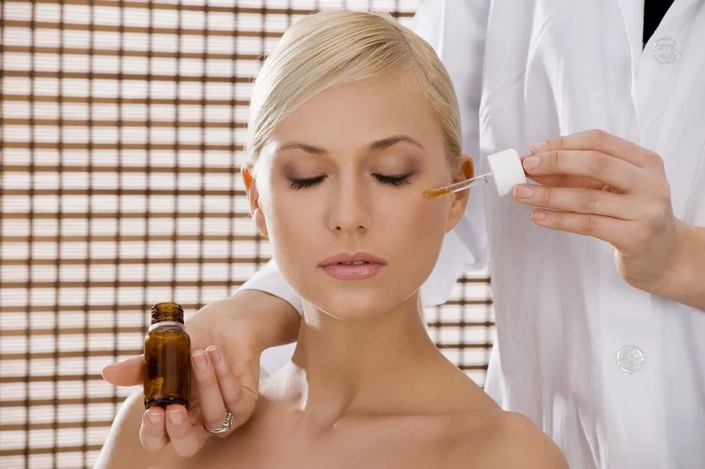 woman getting treatment