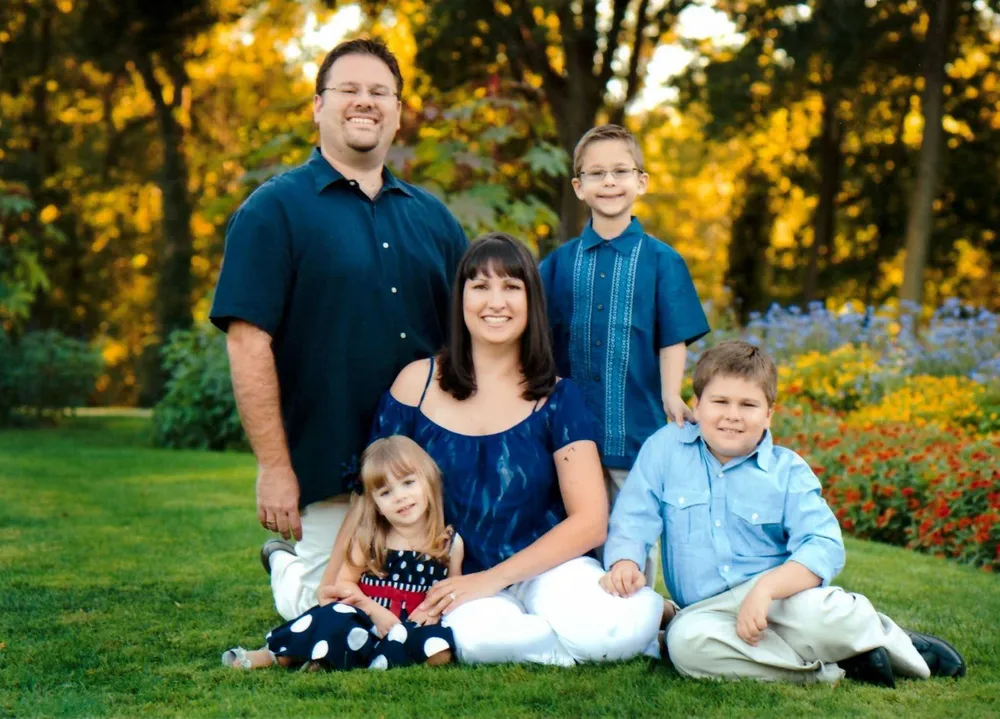 Dr. Pete Gallos and his family