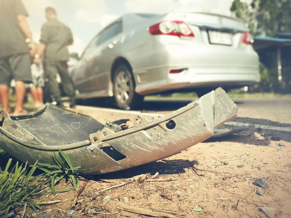 People experiencing back pain after an auto accident.