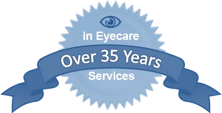 over 35 years in eyecare services