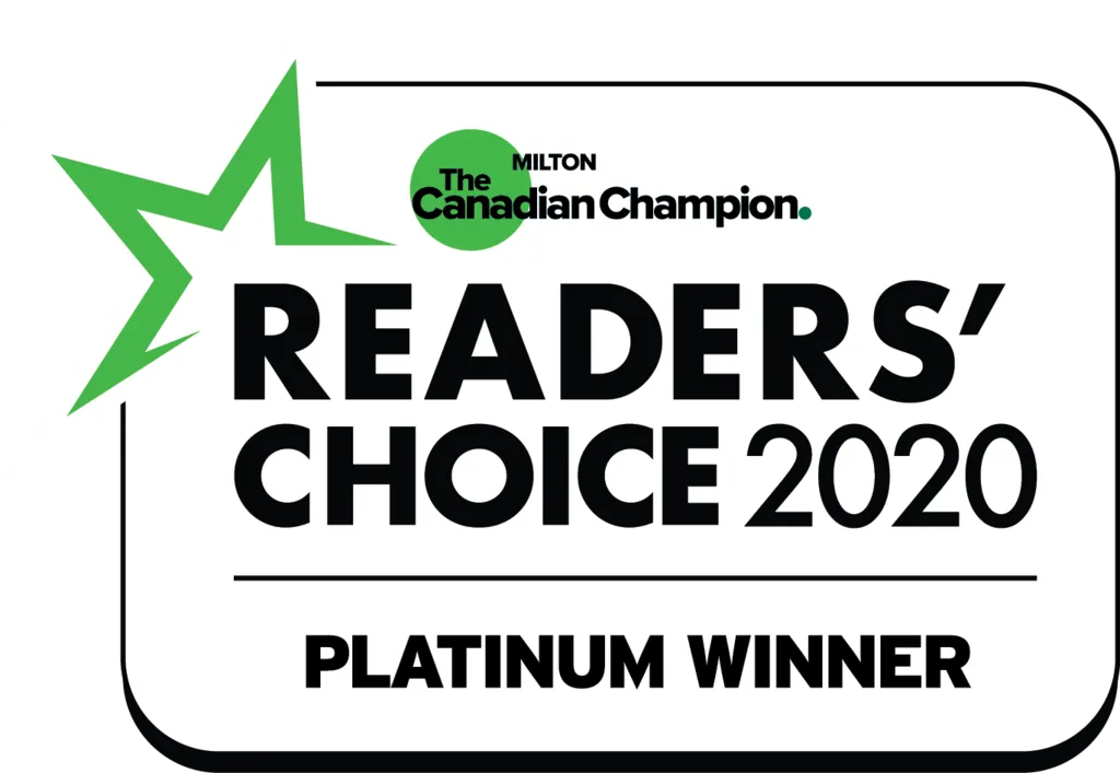 2020 Readers Choice Award Milton Chiropractor