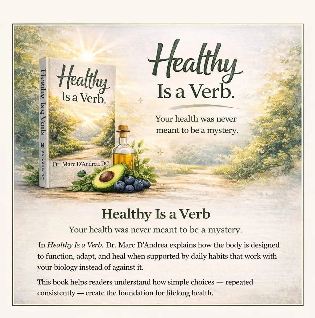 Healthy Is a Verb Book Flyer