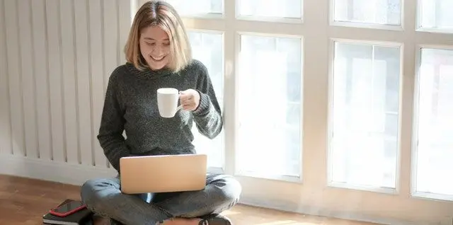 Woman on laptop