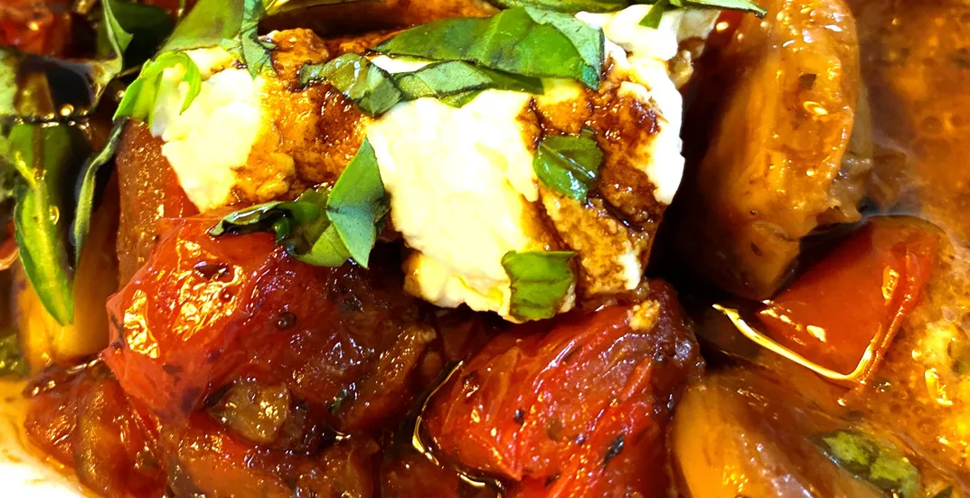 Tomatoes with Goat Cheese