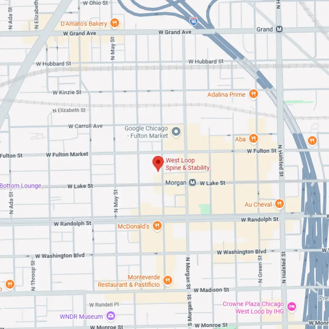 West Loop Spine & Stability map