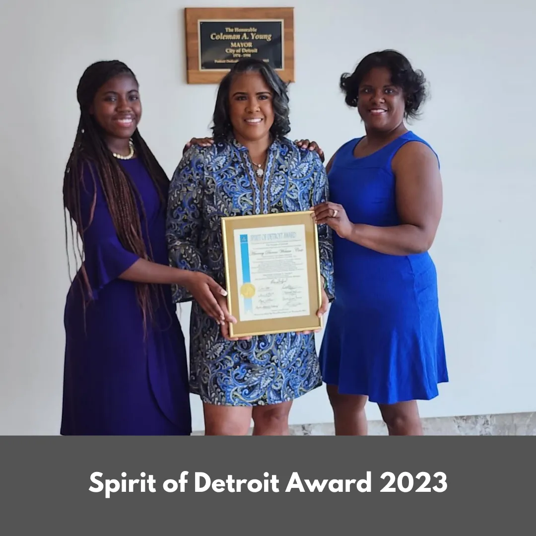 Attorney Dionne Webster-Cox Spirit of Detroit Award