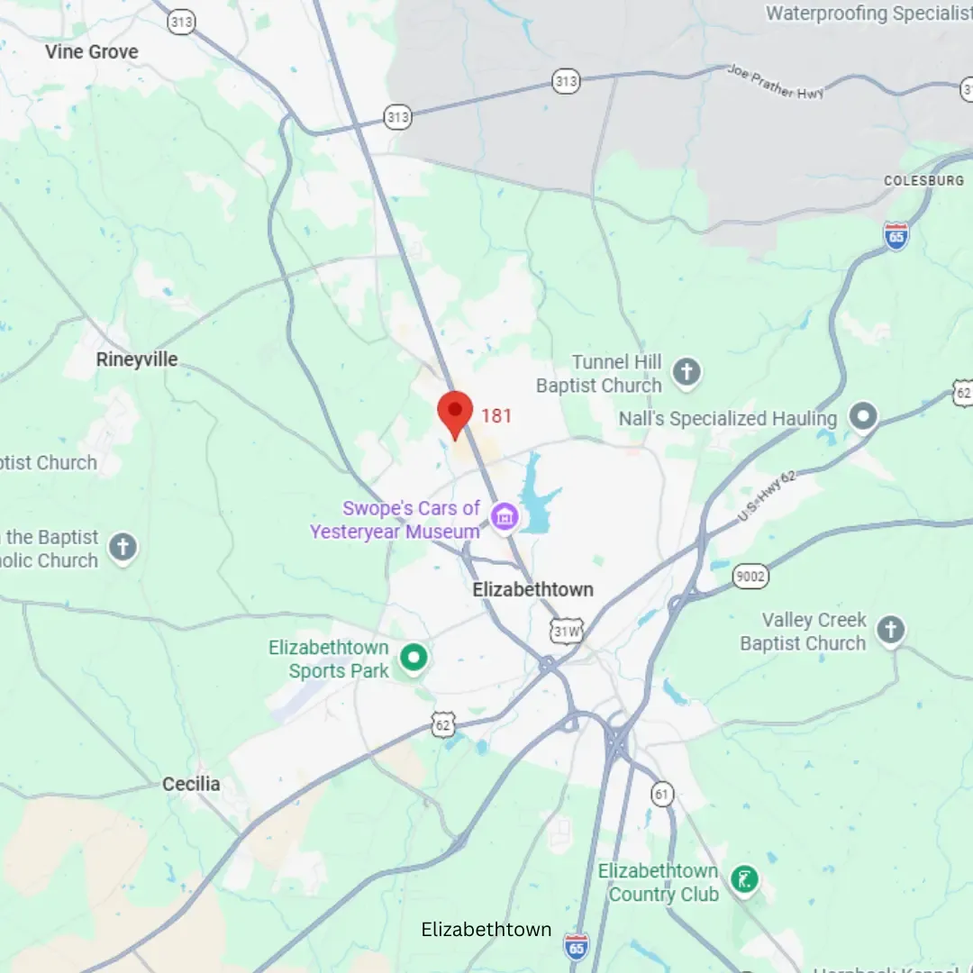 Elizabethtown, KY map