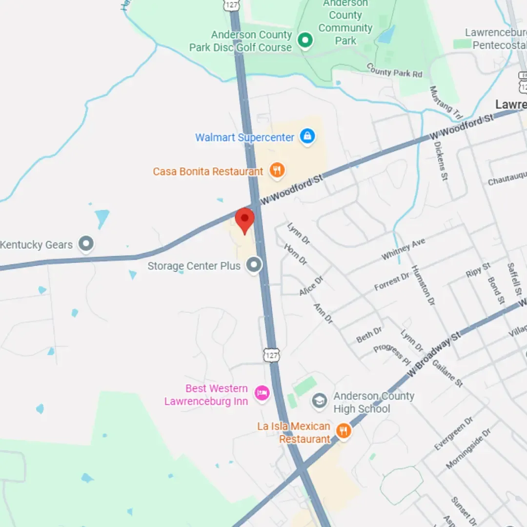 Lawrenceburg, KY map