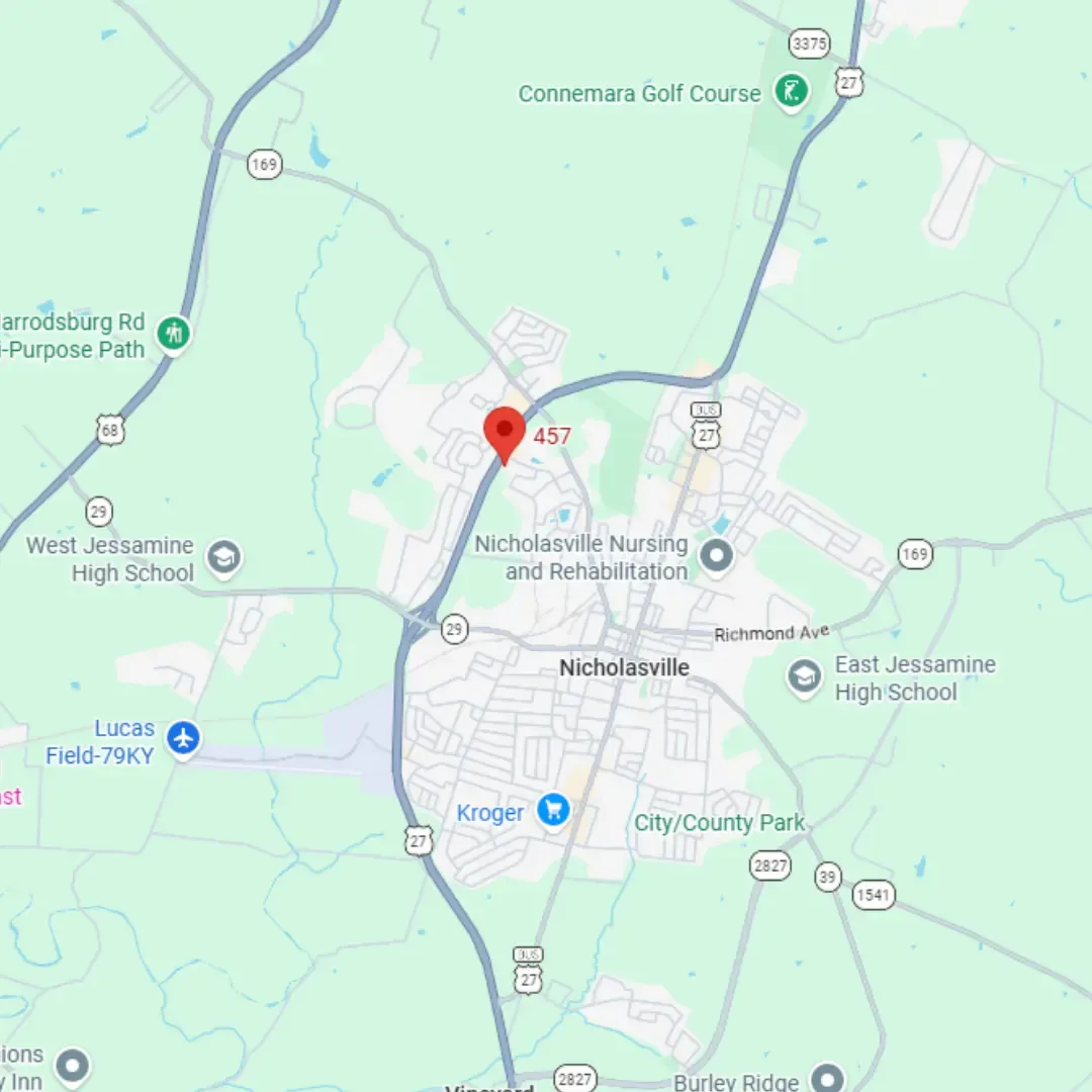 Nicholasville, KY map