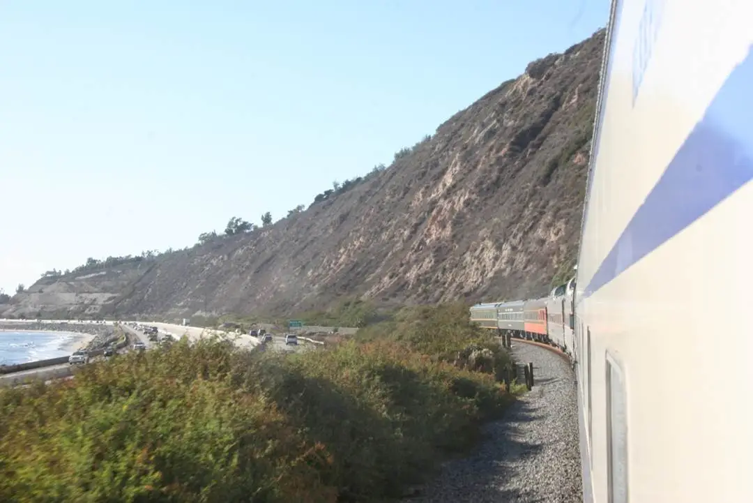 Along the Pacific Ocean on the Coast Starlight