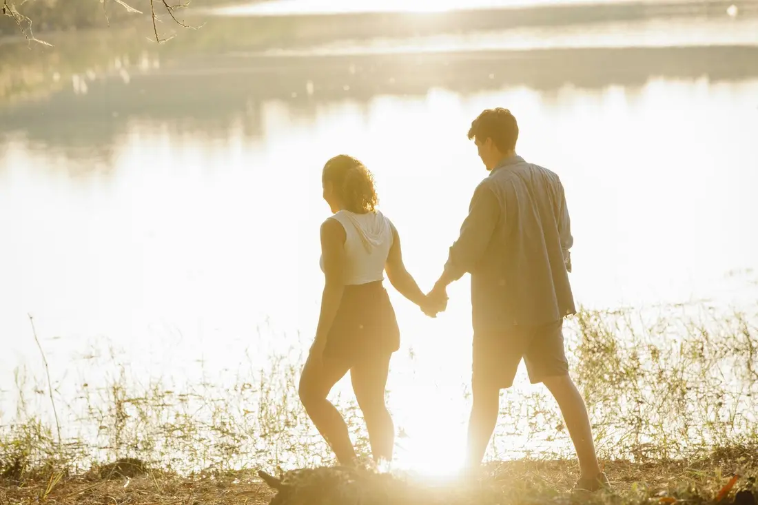 couple walking together