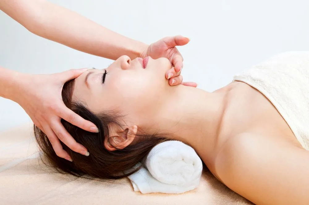 woman getting treatment