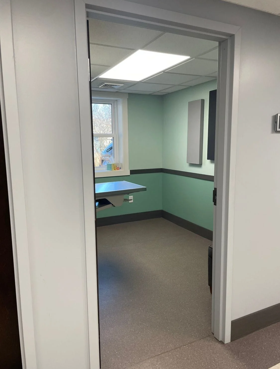 One of 2 small exam rooms