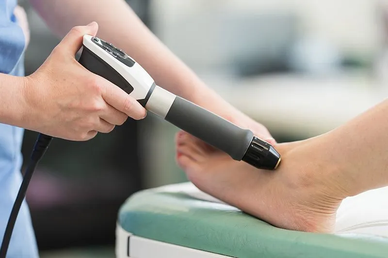 shockwave therapy on the foot