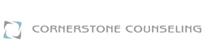 A logo for Cornerstone Counseling, promoting mental health through counseling and therapy.