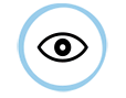 Round eye logo