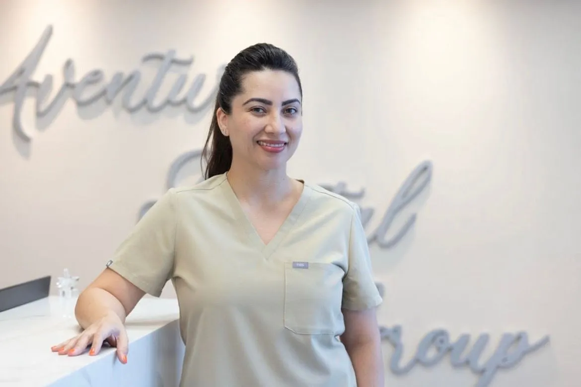 Gina Galino is a dental hygienist at Aventura Dental Group