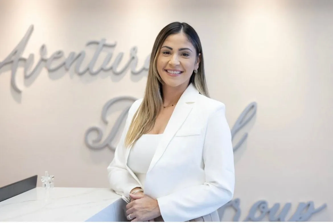 Melanie Aguero is the receptionist and patient coordinator at Aventura Dental Group