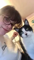 Becca with Raj
