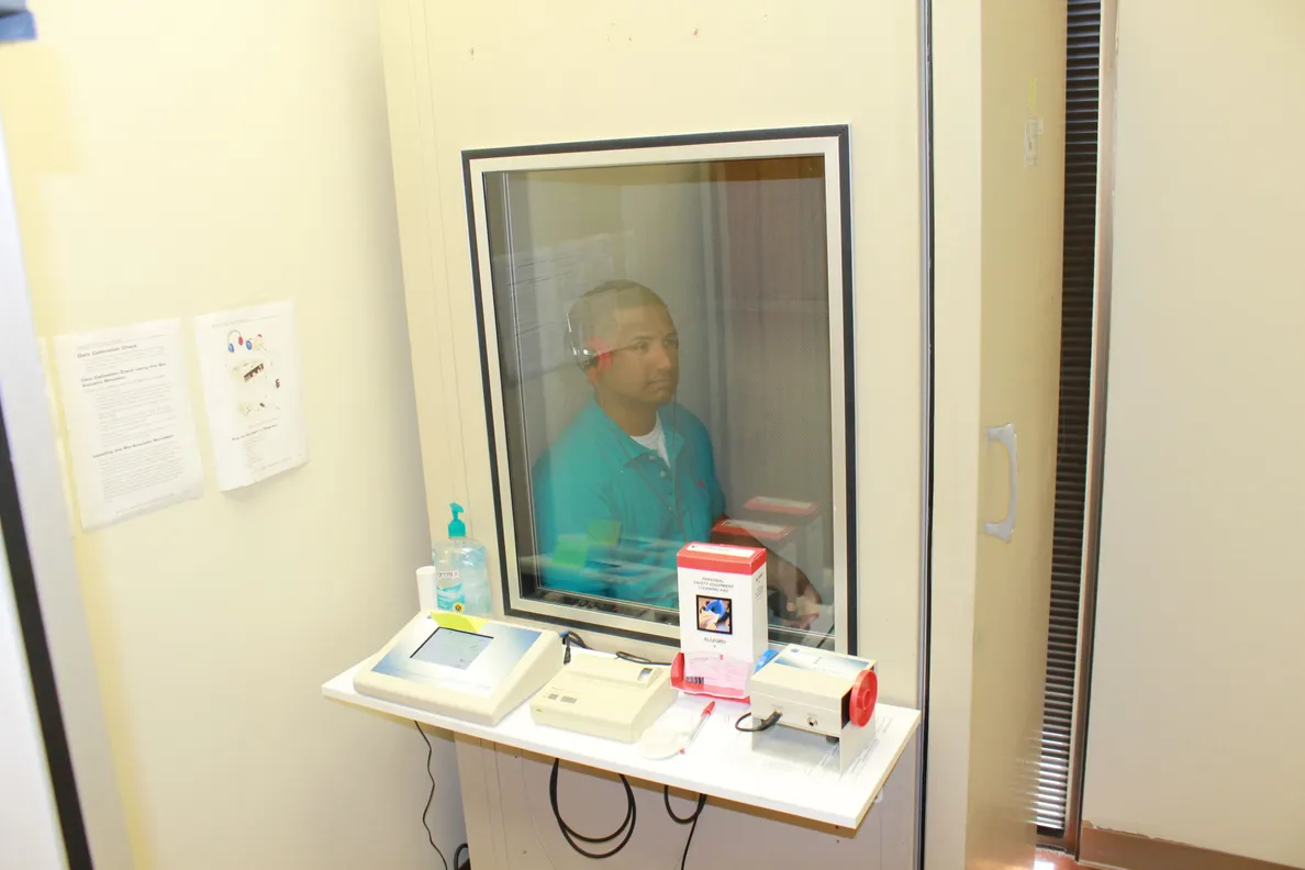 Hearing Test Patient