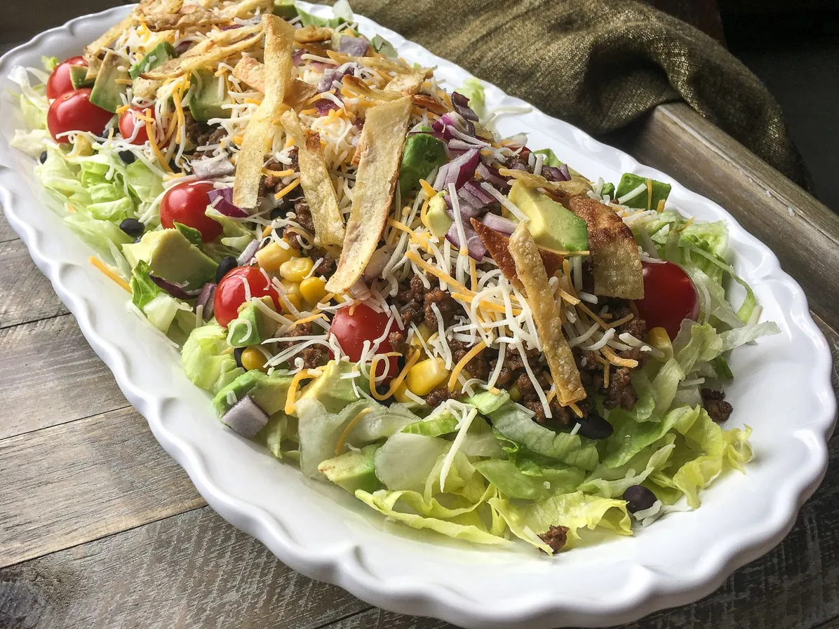 beef taco salad