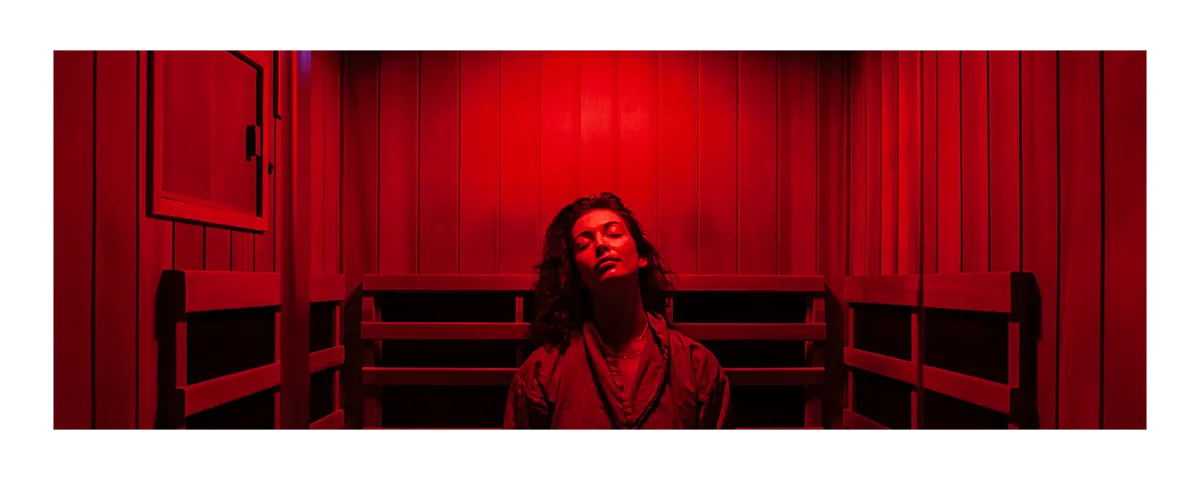 Infrared Walk-In Sauna with Red Light Therapy
